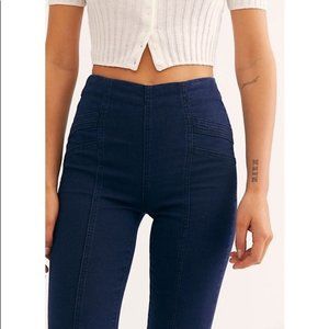 Free People Feel Alright Seamed Ankle Skinny Jeans
